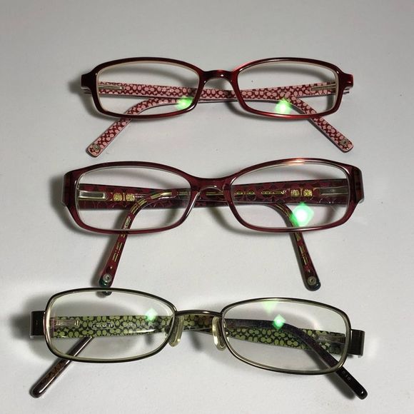 Coach Frames Eye Glasses Bundle of 3